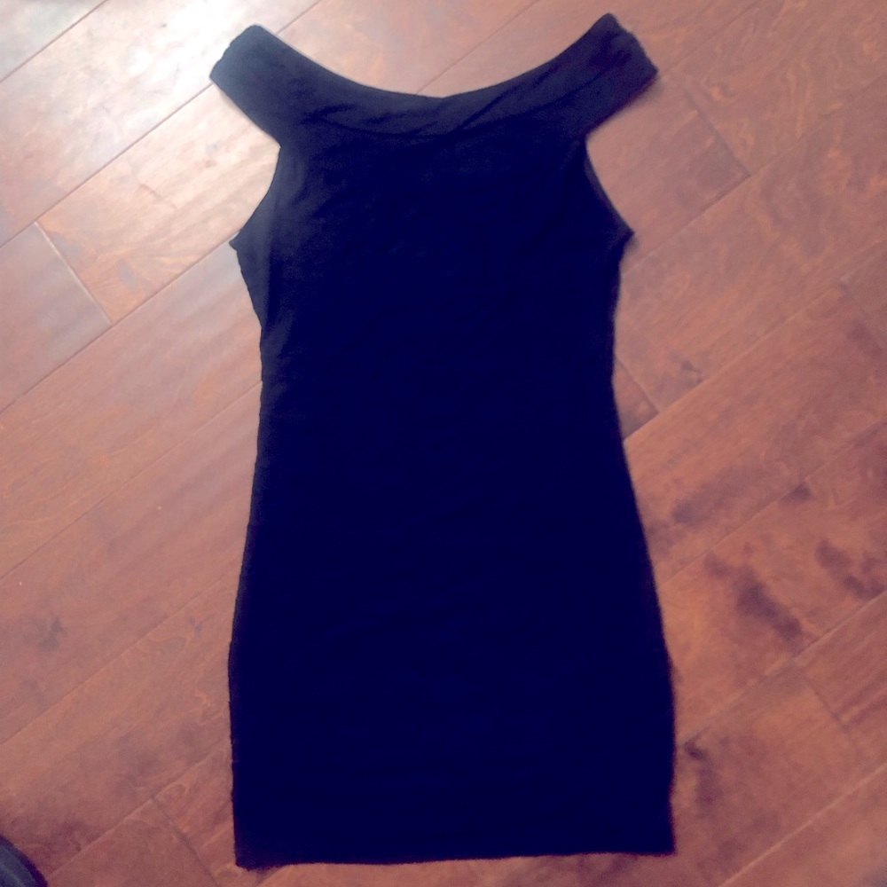 LBD—little black dress. Fits off the shoulder